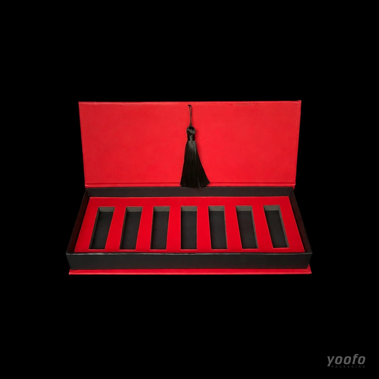 Coffret cadeau rouge &agrave; l&egrave;vres &agrave; pompon - 3